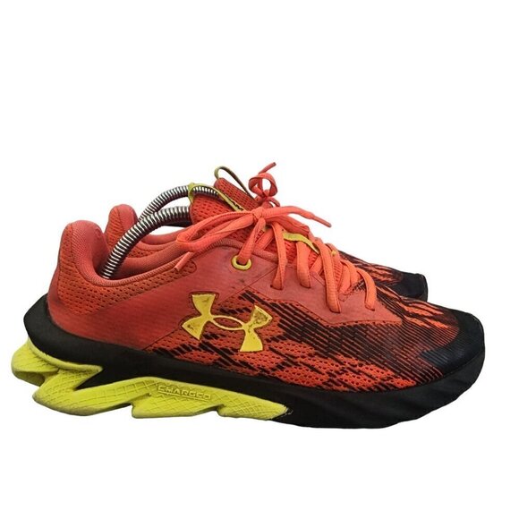 Under Armour GS Charged Scramjet 3 "Beta Black" 3022611-600 Youth Boys 7 - Picture 1 of 11